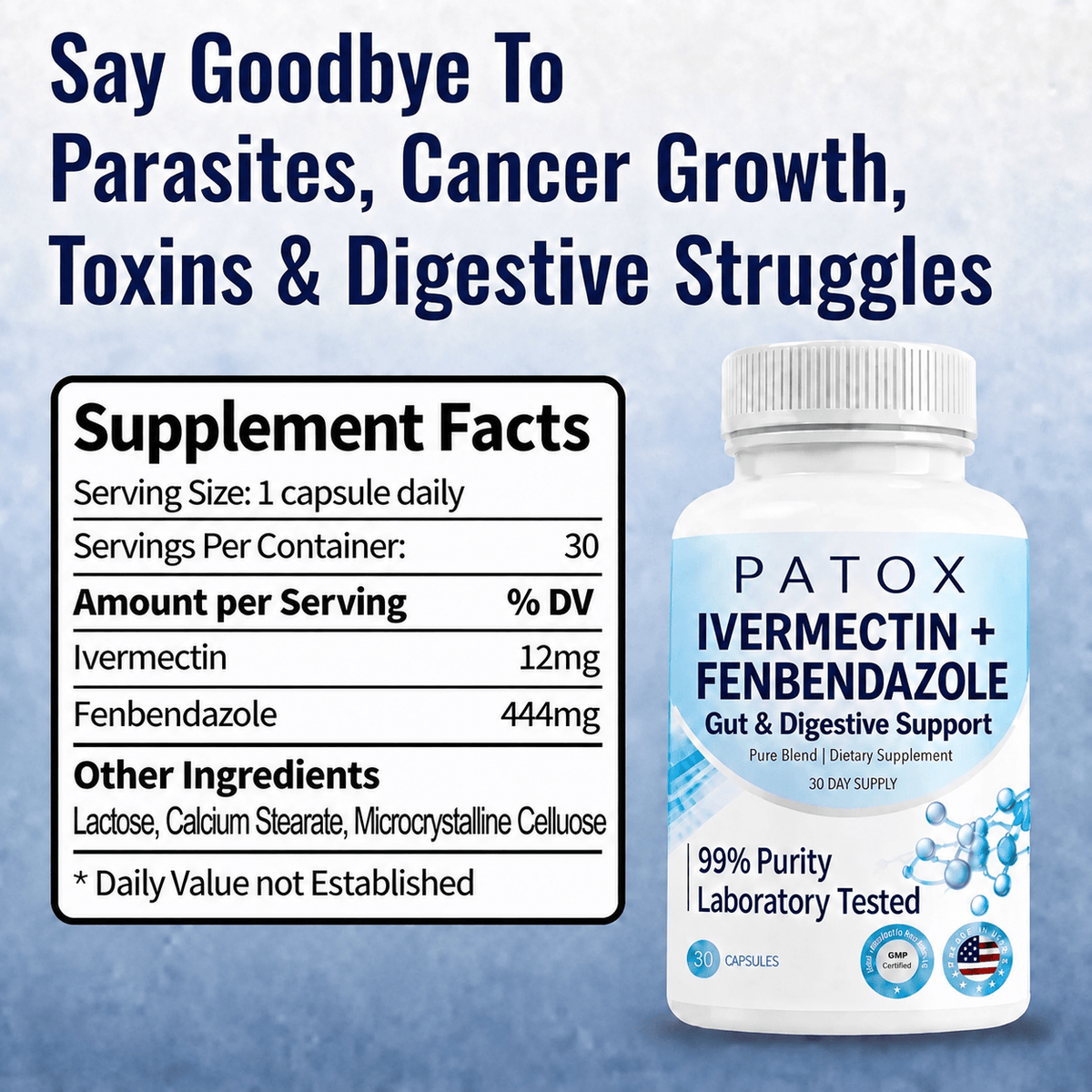 Debloat & Restore Gut Health — 2-Step Parasite Cleanse