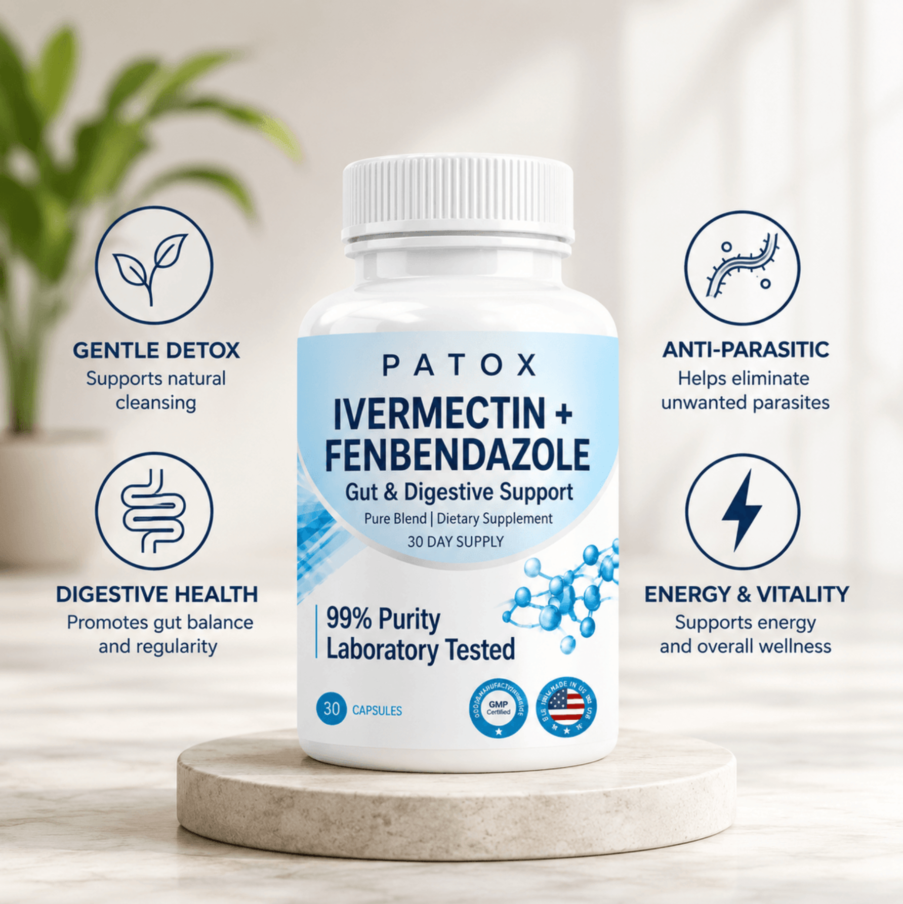 Debloat & Restore Gut Health — 2-Step Parasite Cleanse