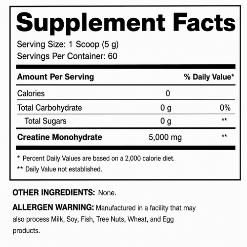 Patox Creatine Monohydrate