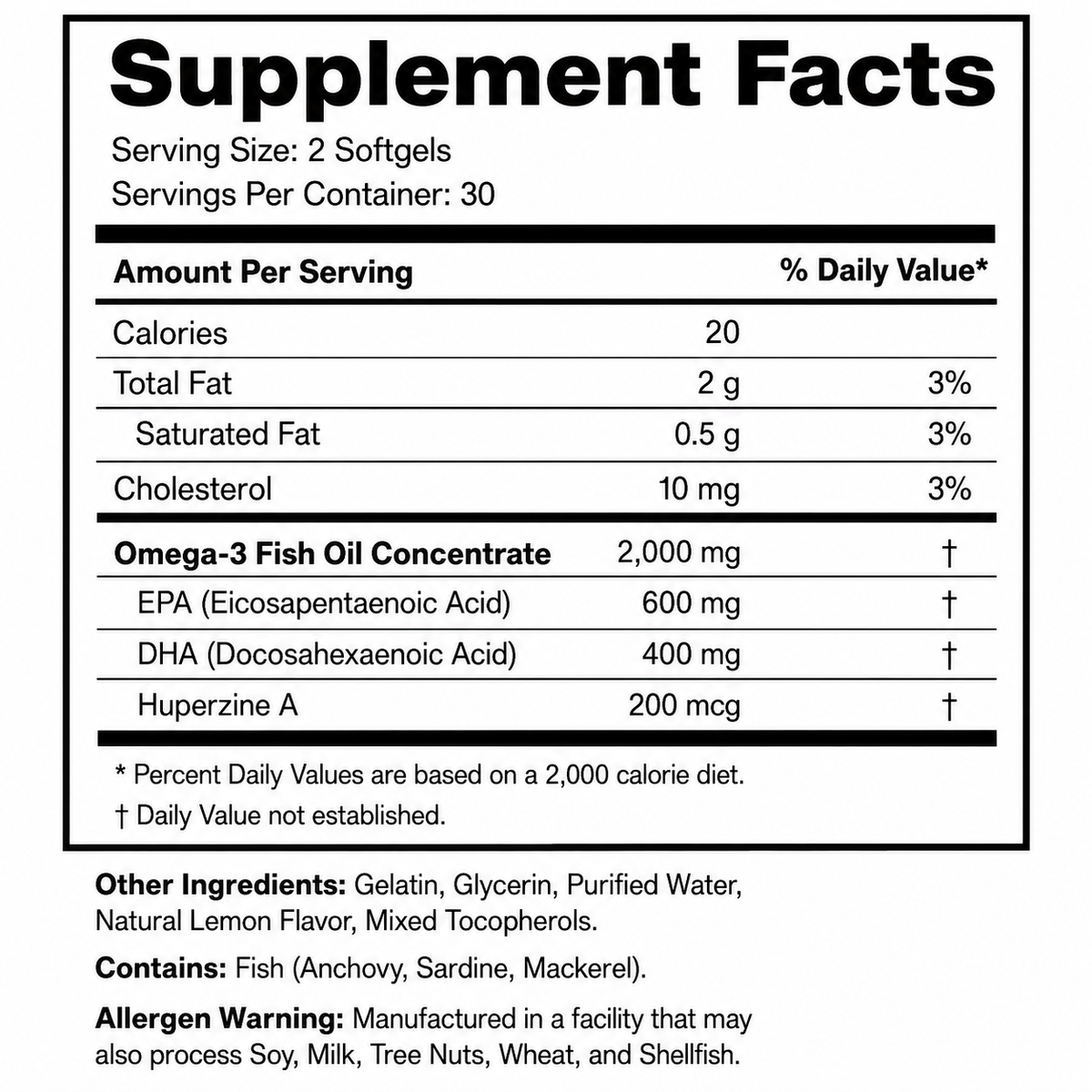 Patox Omega-3 Fish Oil